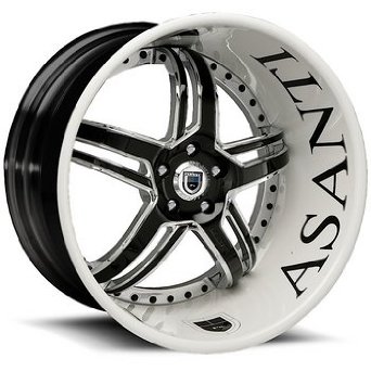 22 Inch Asanti ELT-162 Chrome wheels 22x10 Asanti rims BP: 