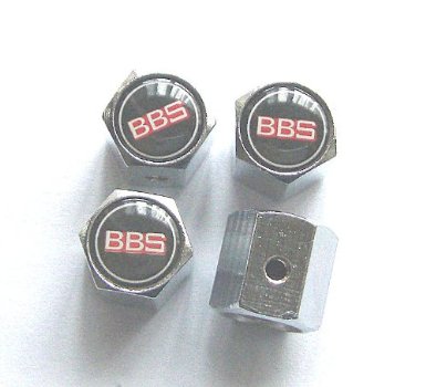 BBS Anti-theft Car Wheel Tire Valve Stem Caps 
