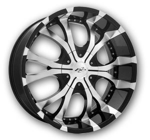 $212.75USD BZO Hummer black machine wheel rim is with 20 inches.
