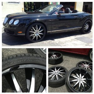 Bentley Forgiato Rims with Staggered Pirelli Zero Tires
