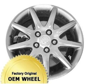  BUICK LUCERNE 17X7 9 SPOKE Factory Oem Wheel Rim- HYPERGREY - Remanufactured