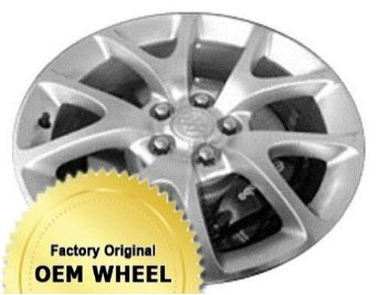 Buick Regal, polished face silver wheel, 19x8.5", 5x120mm, P-N HOL.4108-MSM-A, 5 spoke wheel rim