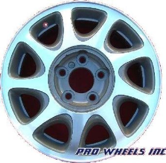 Buick Regal, Machined gray factory original wheel rim 4030, P-N 911042919635, 16x6.5", 5x115mm