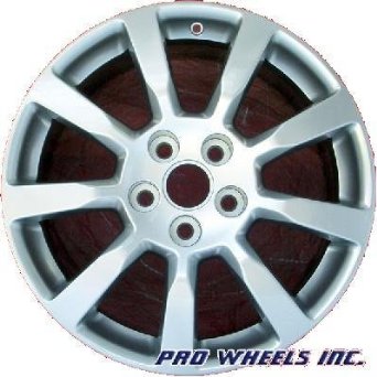 Cadillac CTS, Hyper Silver factory original wheel rim 4596, 18x8", 5x4.75", P-N 916447943629, 9spoke