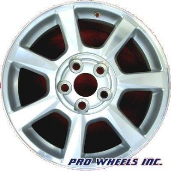 Cadillac CTS, Cadillac STS, 17x8", machined silver factory original wheel rim 4623B, 5x4.75", 7spoke