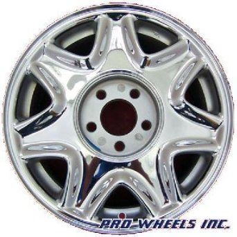 Cadillac Eldorado, Seville, 16x7", chrome factory original wheel rim 4521, 5x115mm, 908852794804