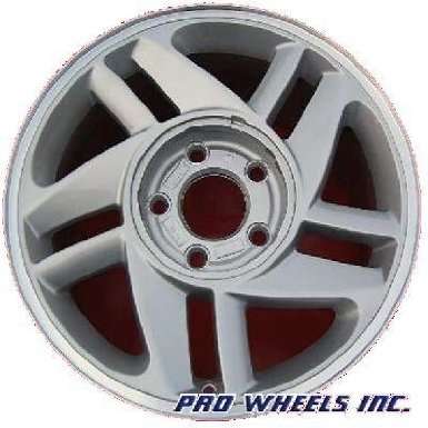 Chevrolet Camaro, machined silver factory original wheel rim 5022, 16x8", P-N 900585074194, 5x4.75" 