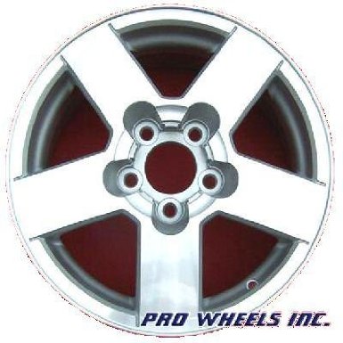 Chevrolet Equinox, machined silver factory wheel rim 5232, 16x6.5", P-N 917455508842, 5x115mm