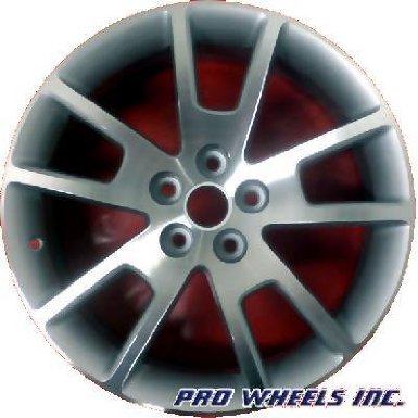 Chevrolet Malibu, 18x7", machined silver factory original wheel rim 5361, 5x110mm, P-N 900383044399