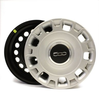 15" Wheels Fiat 500 2012 2013 Steel Factory Oem # 61659