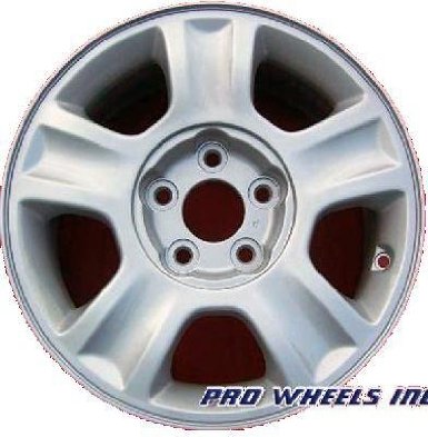 Ford Escape, silver factory original wheel rim 3428, 16x7", P-N 901834118252, 5x4.5", 5 spoke