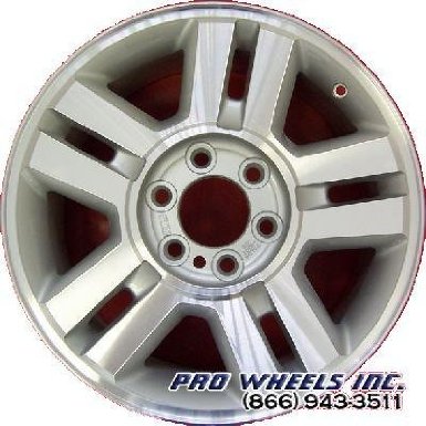 Ford F150 Truck, 18x7.5", machined silver factory original wheel rim 3559 A, P-N 910540080175, 6x135