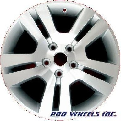 Ford Fusion, 17x7", machined silver factory original wheel rim 3628 A, 5x4.5", P-N 906532384608