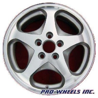 Ford Taurus, 16x6.5", machined silver factory original wheel rim, 3313, P-N 911244951686, 5x4.25mm