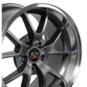 FR500 Style Wheels with Machined Lip Fits Mustang