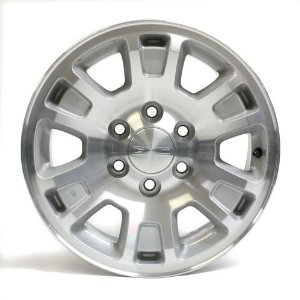 GMC Sierra, Yukon XI, Denali, OEM factory wheel rim, P-N 5222, 17x7.5", 6x5.5", 31mm offset, 6 spoke