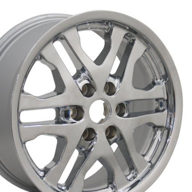 GMC Envoy, chrome wheel, 5322, OEM rim, Chevrolet, Cadillac, 18x8", 6x127mm, P-N 9455995, 50mm Offse