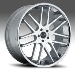 Gianelle Yerevan 20"x8.5 20"x10 BMW 3 5 Series Wheels Rims Machine Silver Face Chrome 
