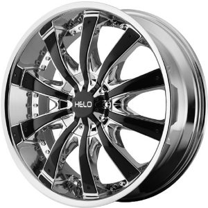 Helo HE875 28 Chrome Wheel / Rim 6x135 & 6x5.5 with a 15mm Offset and a 106.25 Hub Bore. 