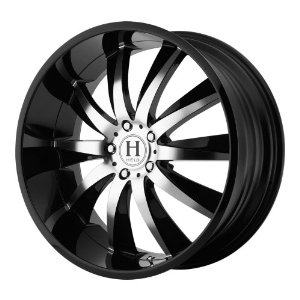 Helo HE851 Gloss Black With Machined Face 20 Inch