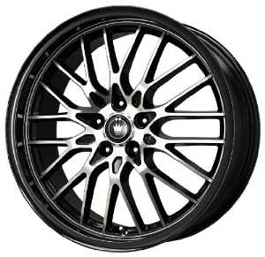Konig Lace Black Wheel with Machined Face (17x7"/5x100mm)
