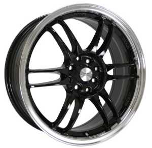 Kyowa Racing Series 228 Black - 18 x 7.5 Inch Wheel