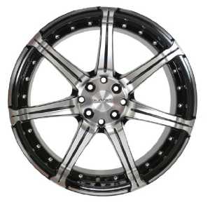 Kyowa Racing Series 518 Black/Machined - 18 x 7.5 Inch Wheel