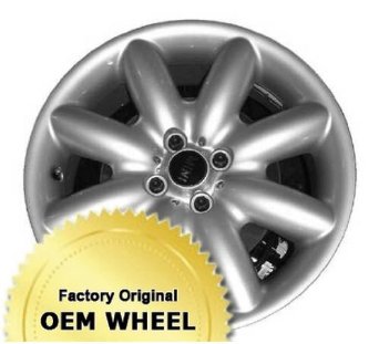 Mini Cooper 17X7 4-100 48Mm Offset 8 Spoke Factory Oem Wheel Rim - Silver Finish