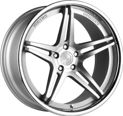 Monaco 20"x8.5"-20x10" BMW 3 5 Series Staggered Wheels Rims Machine Silver LIP 4pc-1set