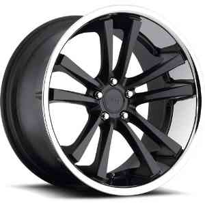 Niche Concourse 20 Black Wheel / Rim 5x112 with a 34mm Offset and a 66.6 Hub Bore