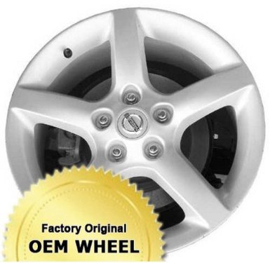 Nissan Altima 17X7 5-114.3 45Mm Offset 5 Spoke Factory Oem Wheel Rim - Silver Finish 