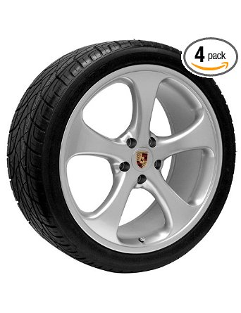 22 Silver Porsche Cayenne S GTS Turbo Wheels Rims and Tires