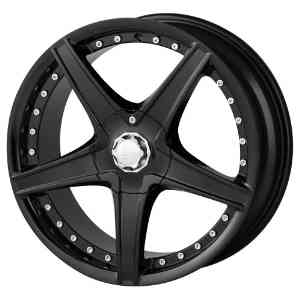 17x7 Sacchi S45 (245) (Black) Wheels/Rims 4x100/114.3 (245-7701B)