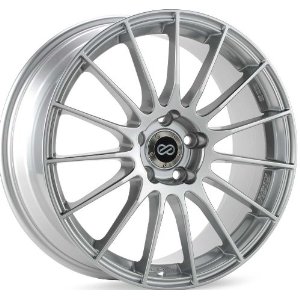 18x7.5 Enkei RS05 Metallic Silver Wheels