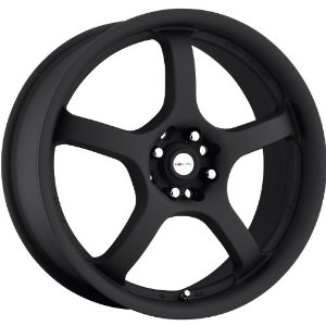 Focal F-05 17 Black Wheel / Rim 4x100 & 4x4.25 with a 42mm Offset and a 73 Hub Bore. 