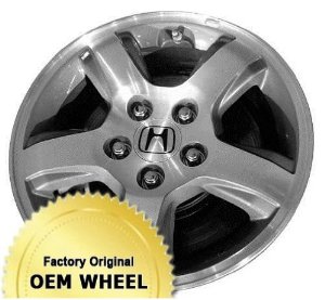 Honda Pilot, machined face grey wheel rim, factory original wheel rim, 16x6.5", HOL.63903-MGM-A