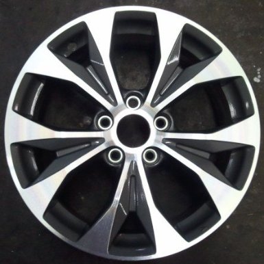 Honda Civic, x 64025, factory original wheel, OEM silver refurbished wheel, 17x7", 42700TR4A91