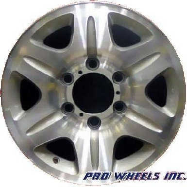 Honda Passport, Machined silver wheel, factory original rim, 63759, 16x7", 6x5.5", 918201762442