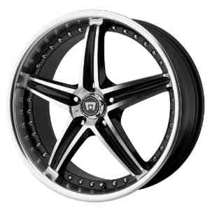 Motegi Racing Series MR107 Gloss Black Finish Machined Wheel (17x7.5"/5x4.5")
