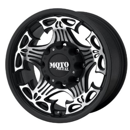Moto Metal Skull MO909 Gloss Black Wheel with Machined Face (17x9"/6x5.5")